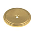 Amerock Polished Brass Traditional Round Cabinet Knob Backplate BP7603