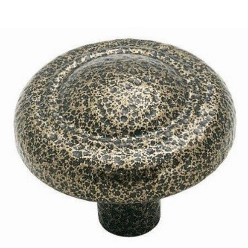 Amerock BP76202-HBZ Hammered Bronze 1 1/4" Cabinet Knob Pulls Rustic Finishes