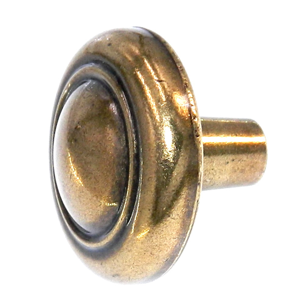 Amerock Traditional Classics Regency Brass 1 3/8" Round Cabinet Knob BP76202-R1