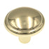 10 Pack Amerock BP76209-3 Polished Brass 1 1/8" Round Cabinet Knob Pull Allison