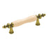 Amerock BP76243-ALB Antique Brass 3"cc Cabinet Bar Pull Handle with Almond Ceramic Center Allison