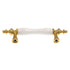 Amerock 3"cc Polished Brass Cabinet Porcelain Bar Pull Handle Ceramic Center BP76243-W3