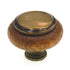 Amerock Royal Burnished Brass, Oak Center 1 1/4" Cabinet Knob Pull BP76246-OB