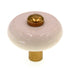 Amerock Royal Polished Brass, Almond Center 1 3/16" Cabinet Knob BP76268-AL3