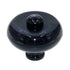 Amerock Royal Black Plastic Round 1 3/16" Cabinet Knob Pull BP76268-BLEB