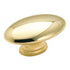 Amerock Allison Polished Brass 1 1/2" Oval Cabinet Knob BP76270-3