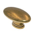 Amerock Allison Regency Brass 1 1/2" Oval Cabinet Knob BP76270-R1