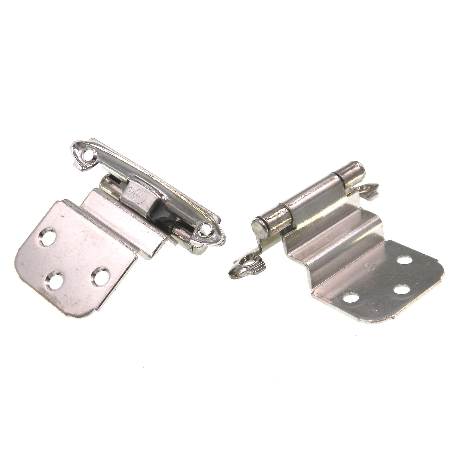 Pair of Amerock Polished Chrome 3/8" Inset Hinges Self-Closing BP7628-26