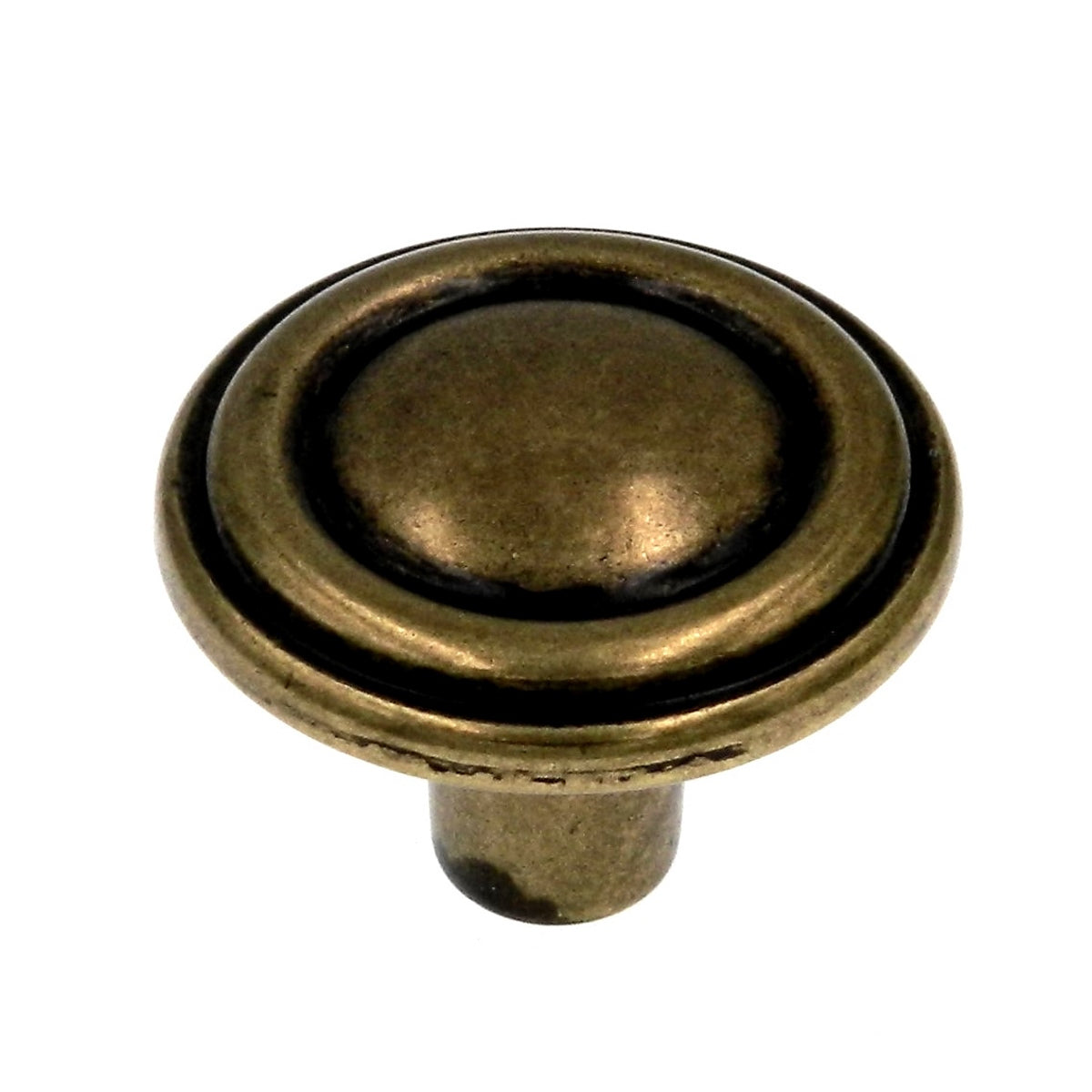 Amerock Allison Regency Brass Designer 1 1/16" Perilla redonda para gabinete BP76281-R1