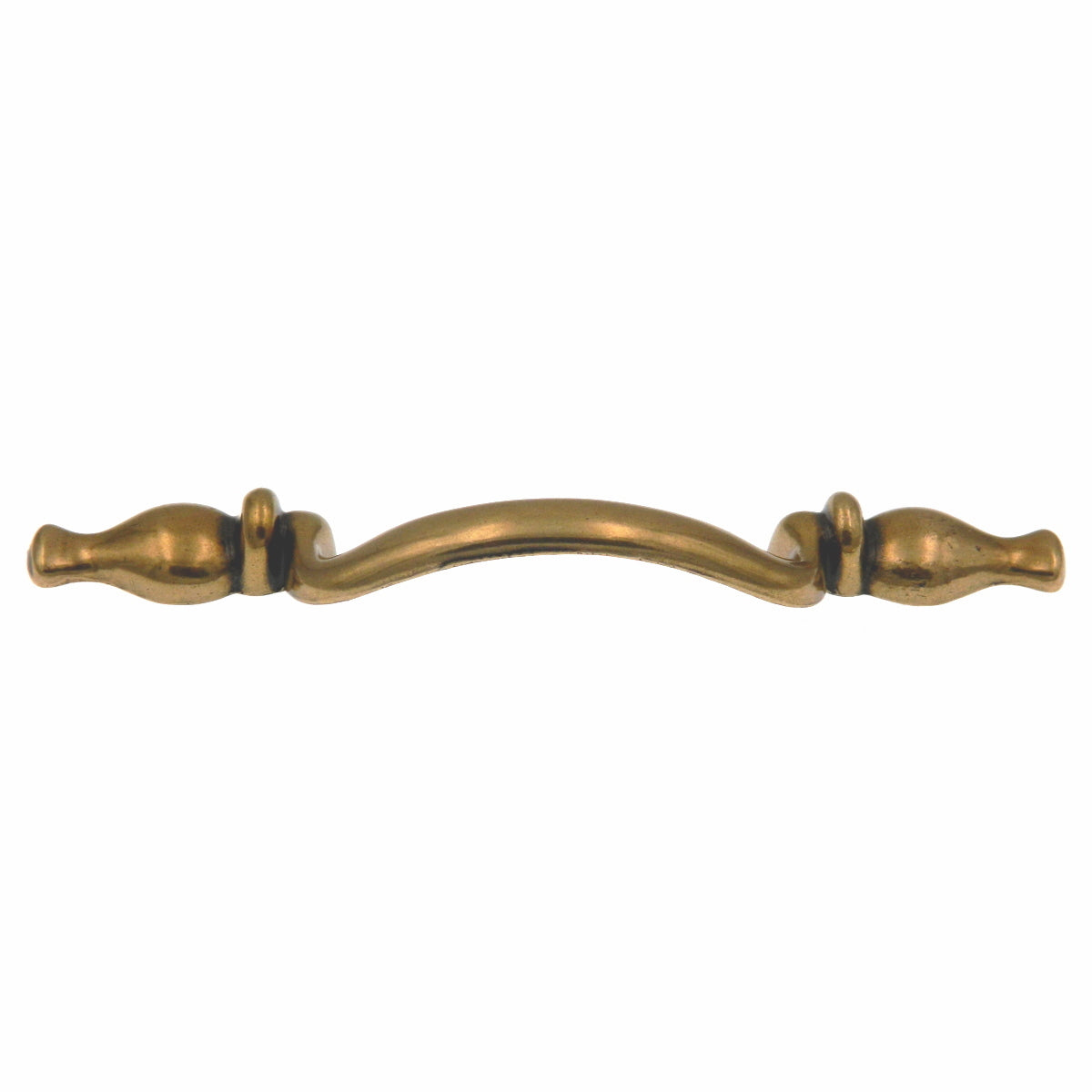 Paquete de 10 tiradores de manija de gabinete Amerock Classics BP76293-R1 Regency Brass de 3 "cc