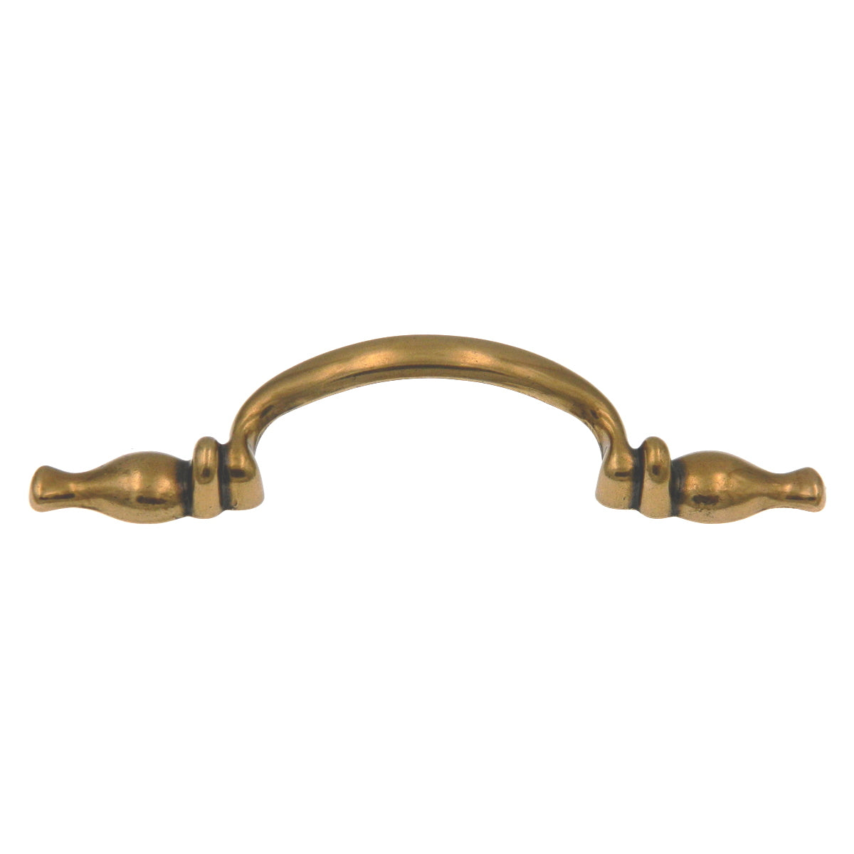 Paquete de 10 tiradores de manija de gabinete Amerock Classics BP76293-R1 Regency Brass de 3 "cc