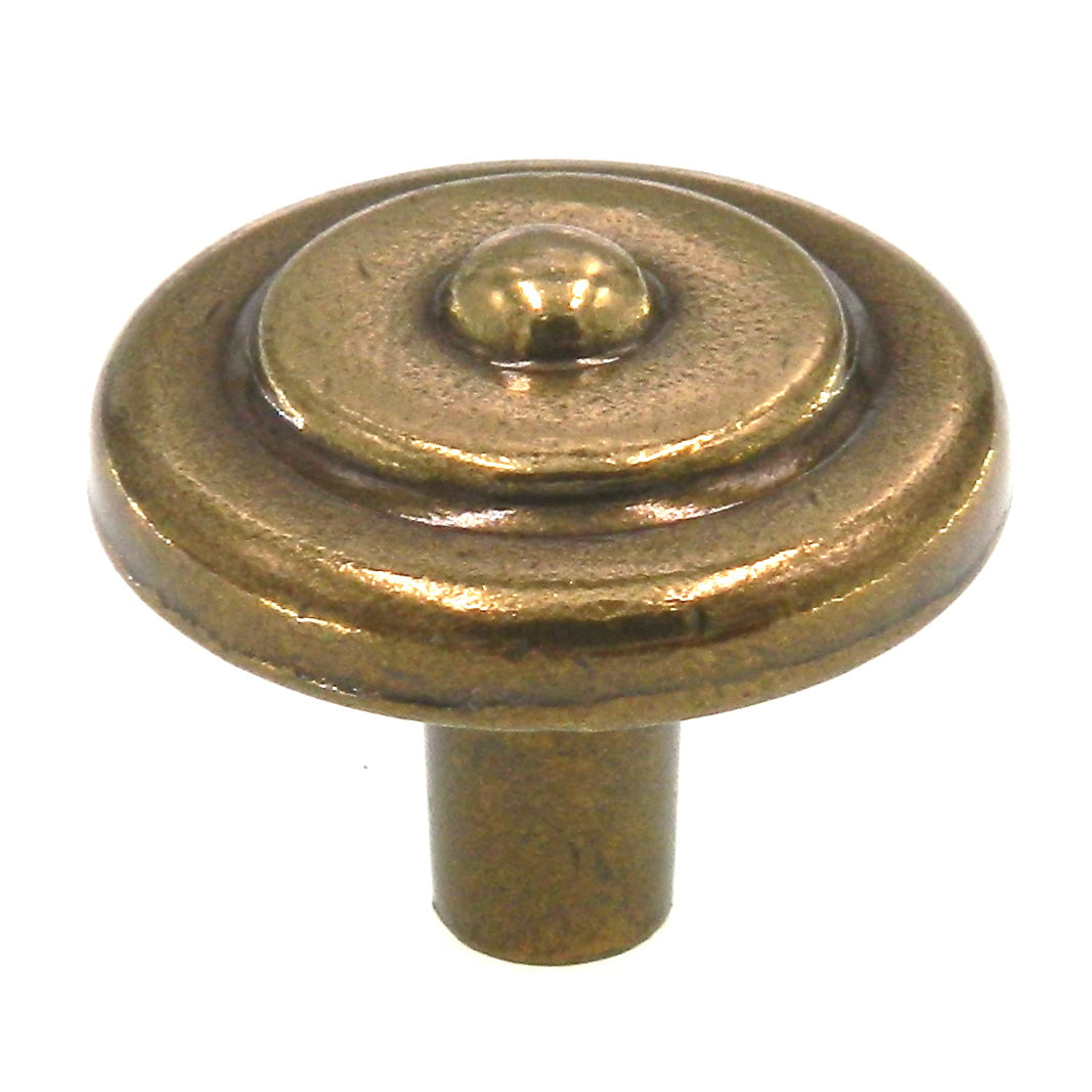 Amerock Classics Round Regency Brass 1-1/4" Cabinet Knob Pull BP76297-R1