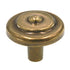 Amerock Classics Round Regency Brass 1-1/4" Cabinet Knob Pull BP76297-R1