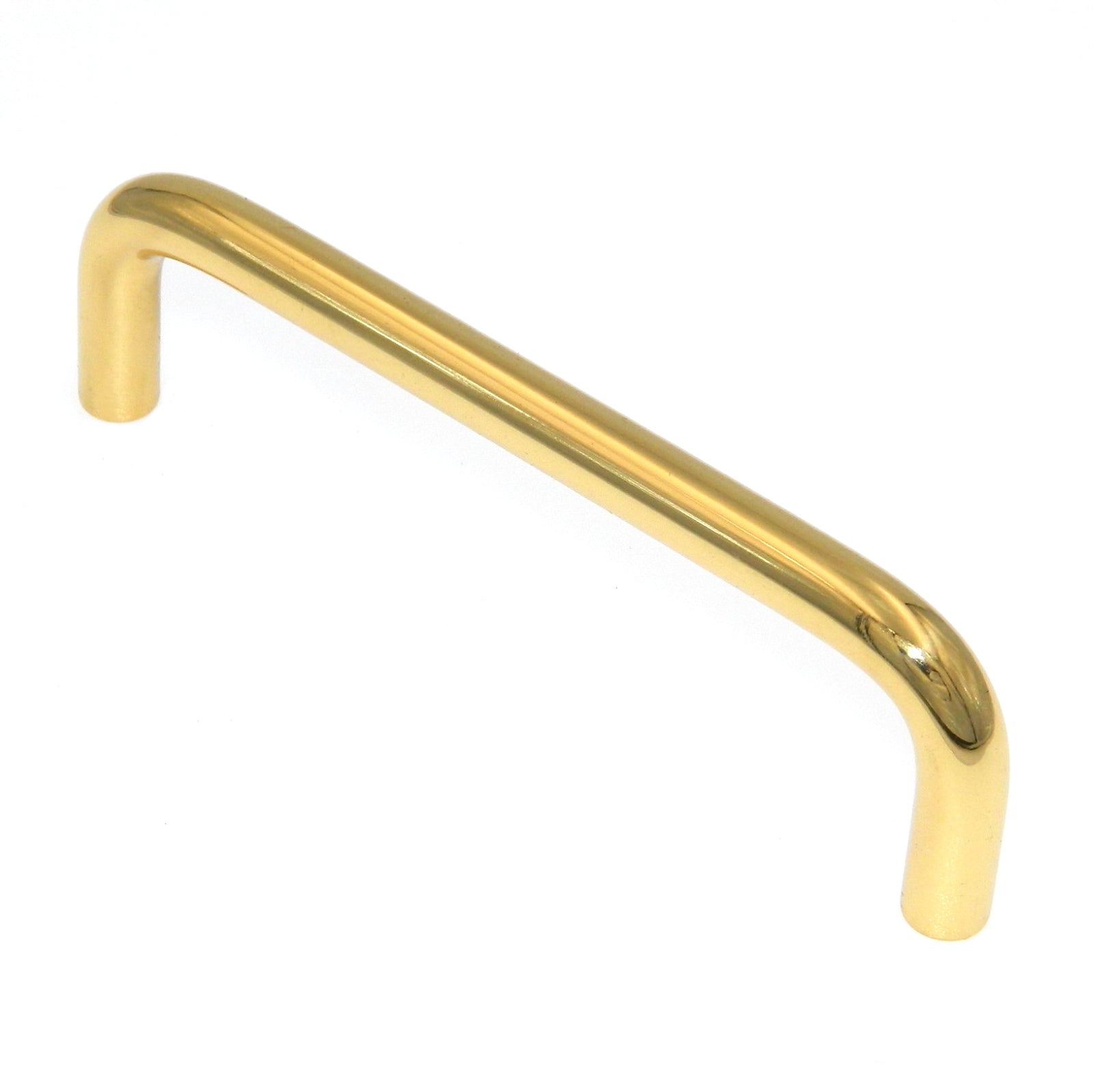 Amerock BP76313-3 Polished Brass Solid Brass 3 3/4"cc Cabinet Wire Pull Handles