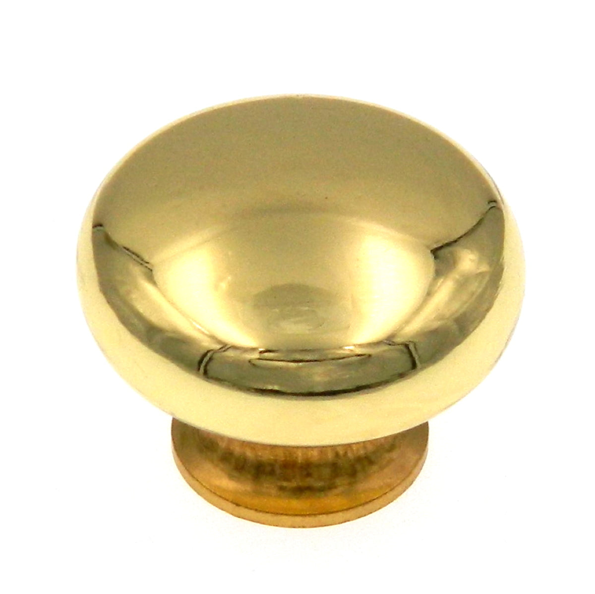 4 Pack Amerock BP770-3 Polished Brass 1 1/8" Round Cabinet Knob Pulls Allison