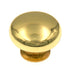 Amerock 1 1/8" Polished Brass Round Cabinet Knob BP770-3