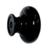 Amerock Colors Matte Black 1 1/8" Mushroom Round Cabinet Knob BP770-MB