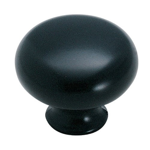 Amerock BP771-MB Matte Black 1 1/4" Mushroom Cabinet Knob Pulls Allison