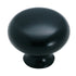 Amerock BP771-MB Matte Black 1 1/4" Mushroom Cabinet Knob Pulls Allison