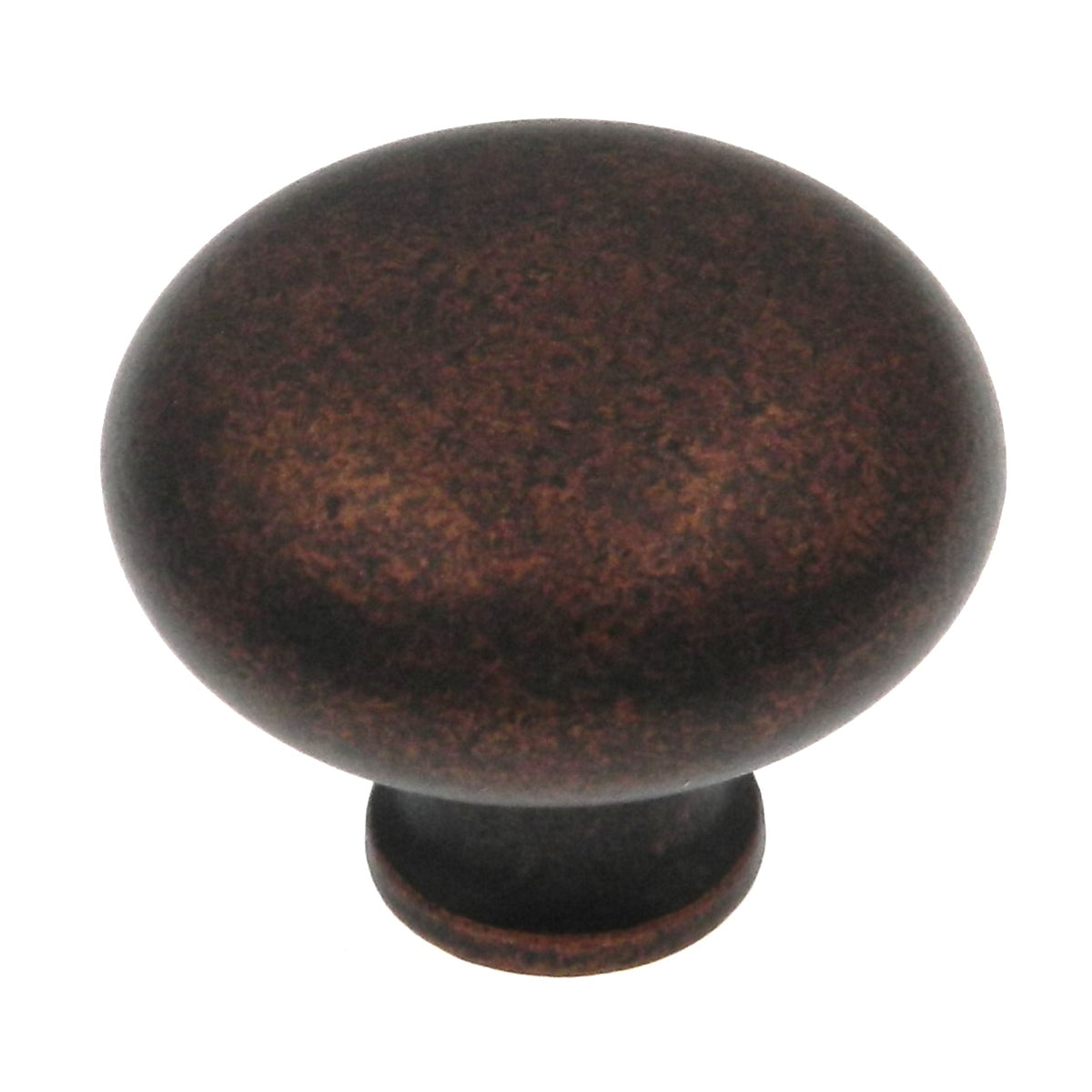 Amerock Traditional Classics Rustic Bronze 1 1/4" Round Cabinet Knob BP771-RBZ