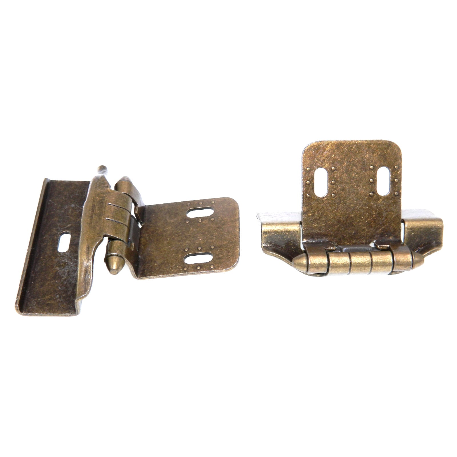 Amerock Burnished Brass Full Wrap Hinges 1/4" Overlay Self-Closing BP78210-BB