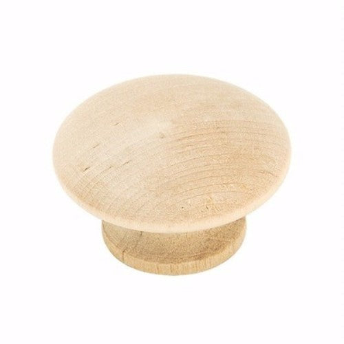 Amerock Allison Pair (2 Pack) 1 1/2" Birch Wood Round Cabinet Knob BP813-WD