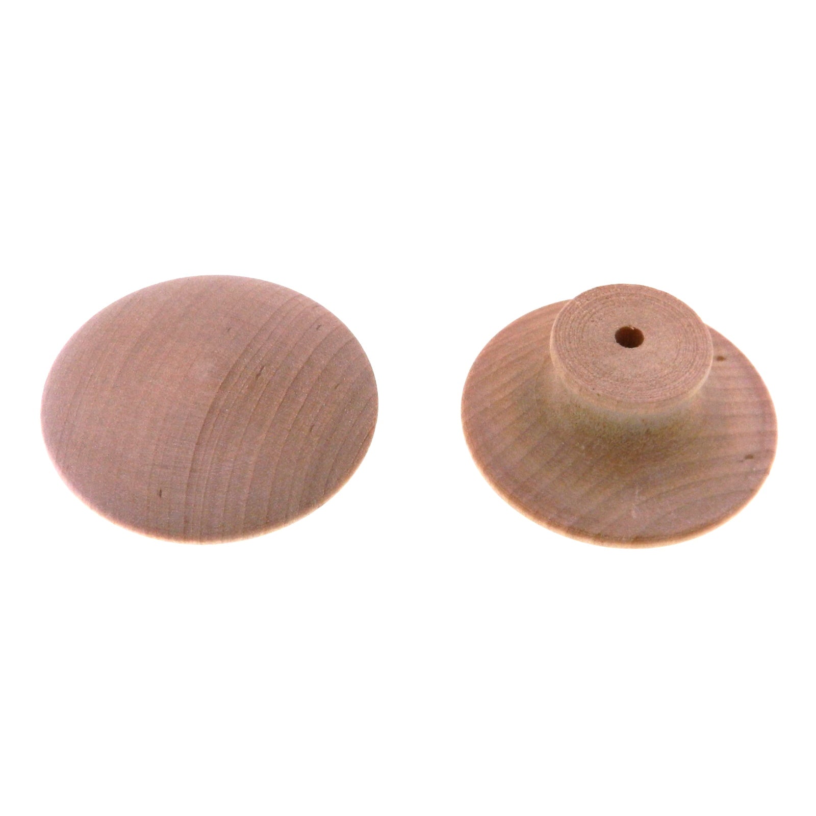 Amerock 2" Natural Wood Cabinet Knob Pulls BP814-WD, Set of 2