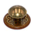 Amerock Classics 1 1/4" Brass Cabinet Knob with Decorative Backplate BP833DC-BR