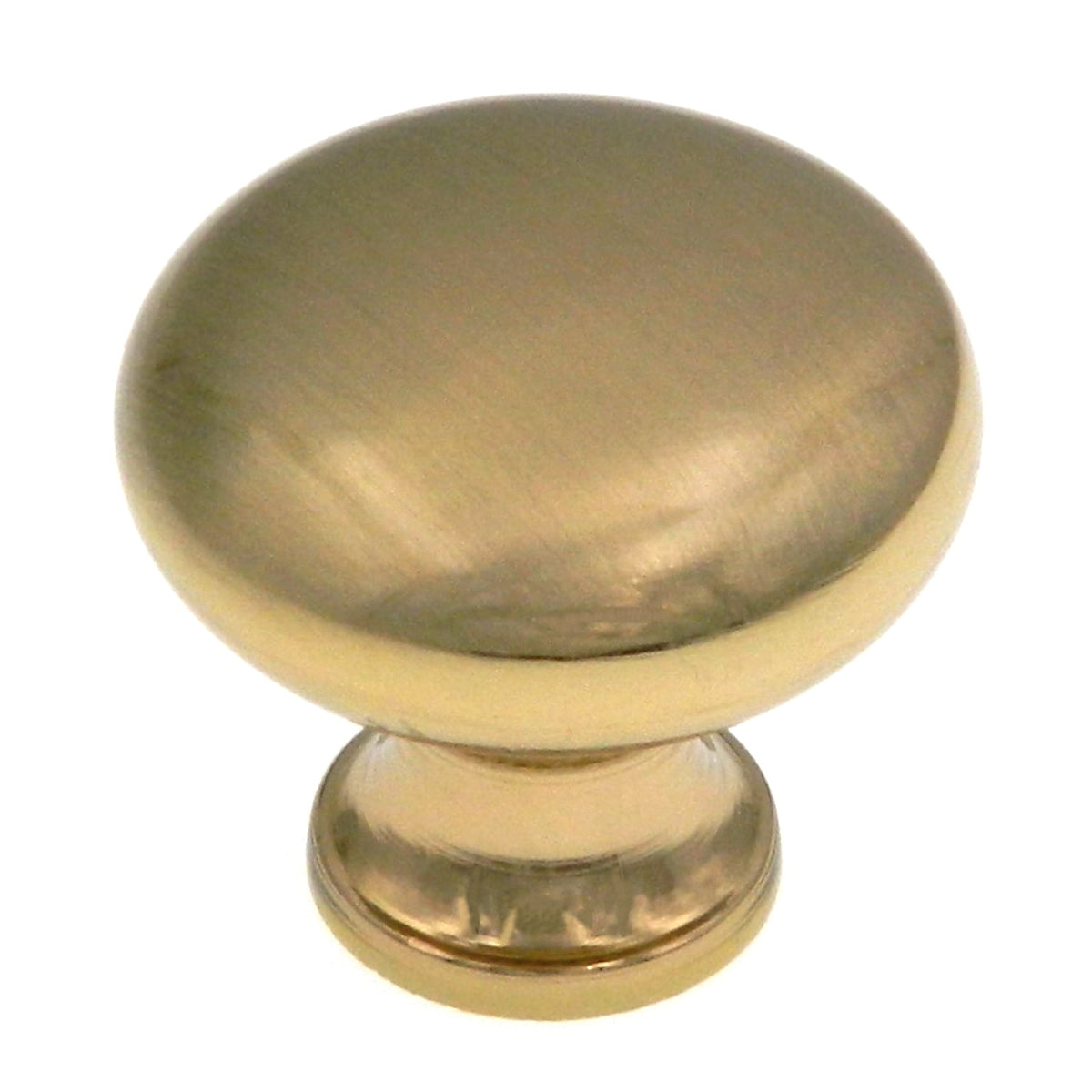 Amerock Anniversary Brushed Brass 1 3/16" Mushroom Cabinet Pull Knob BP853O74