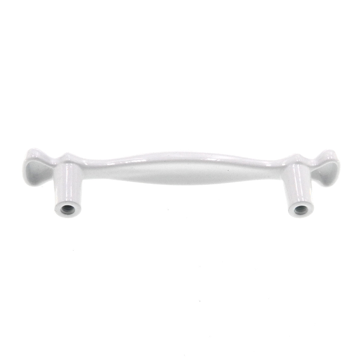 Vintage Amerock Anniversay Gloss White 3" Ctr. Bar Pull Cabinet Handle BP854-GW