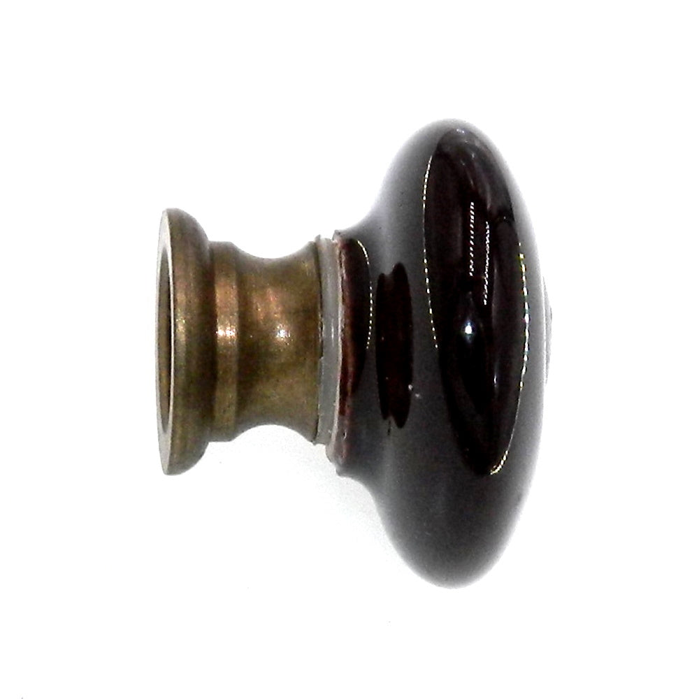 Amerock Furniture Trim Brown Brass 1" Round Cabinet Knob Pull BP856-BR