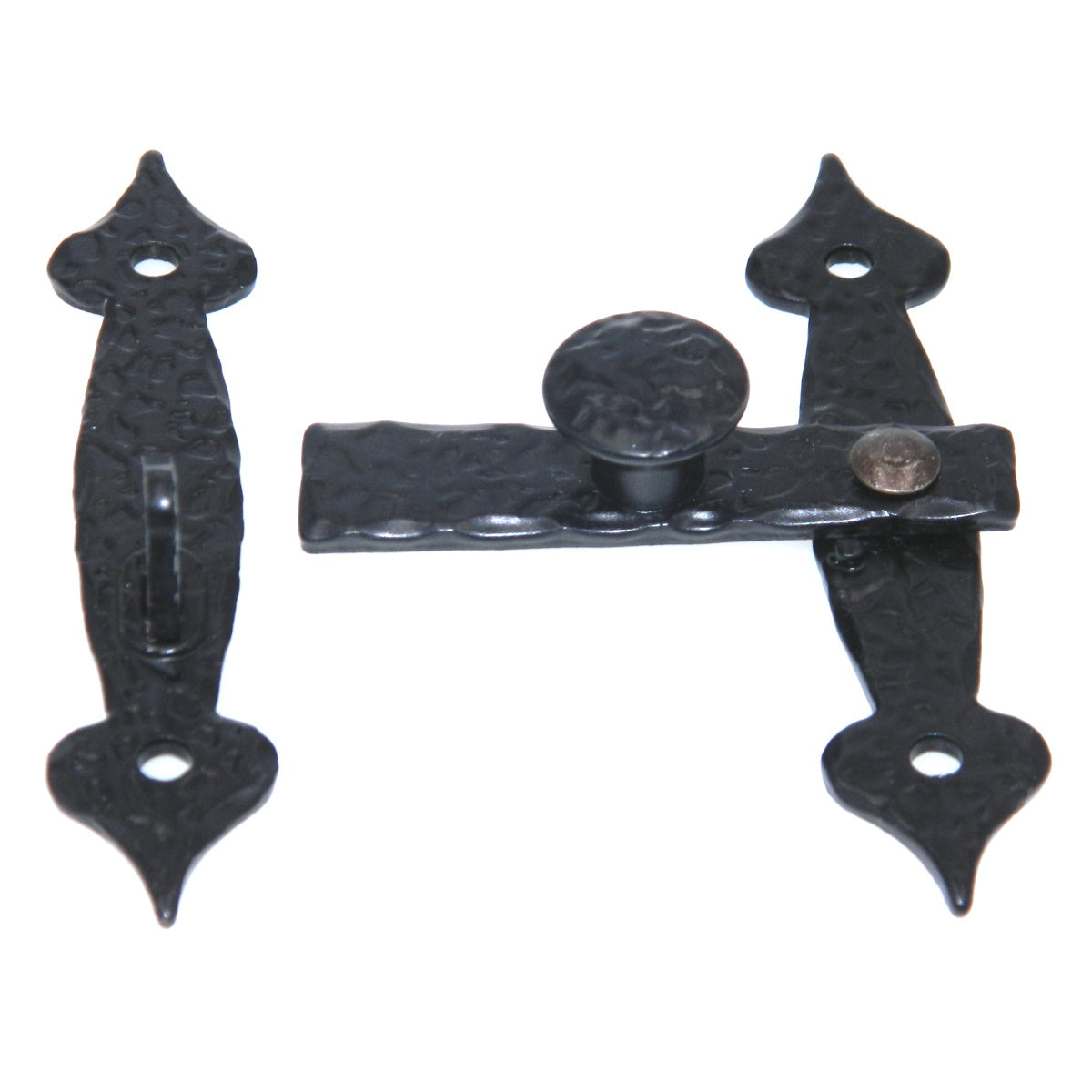 Amerock Colonial Black Cabinet Door Bar Latch For Flush Doors BP8572-CB