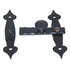 Amerock Colonial Black Cabinet Door Bar Latch For Flush Doors BP8572-CB