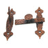 Amerock Antique Copper Cabinet Door Bar Latch For 3/8" Offset Doors BP8574-AC