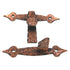 Amerock Antique Copper Cabinet Door Bar Latch For 3/8" Offset Doors BP8574-AC