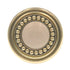 Amerock Traditional Classics 1 1/4" Polished Brass Round Beaded Cabinet Porcelain Knob BP862-3