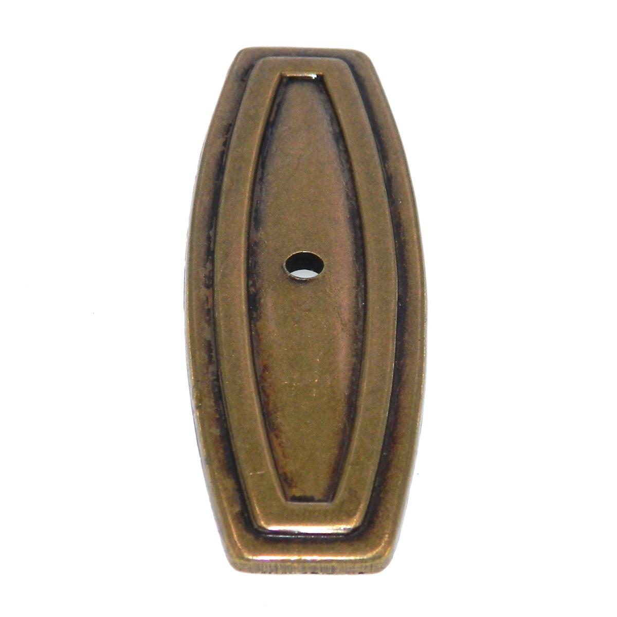 Amerock Furniture Trim Burnished Brass 3 3/8" Cabinet Knob Backplate BP863-BB