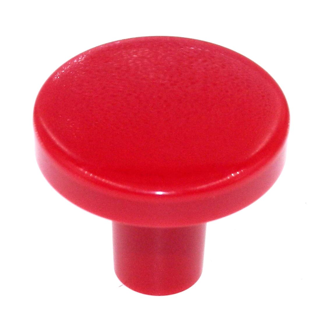 Amerock Elan Red 1 1/4" Round Plastic Cabinet Knob Pull Flat Top BP8688-PR