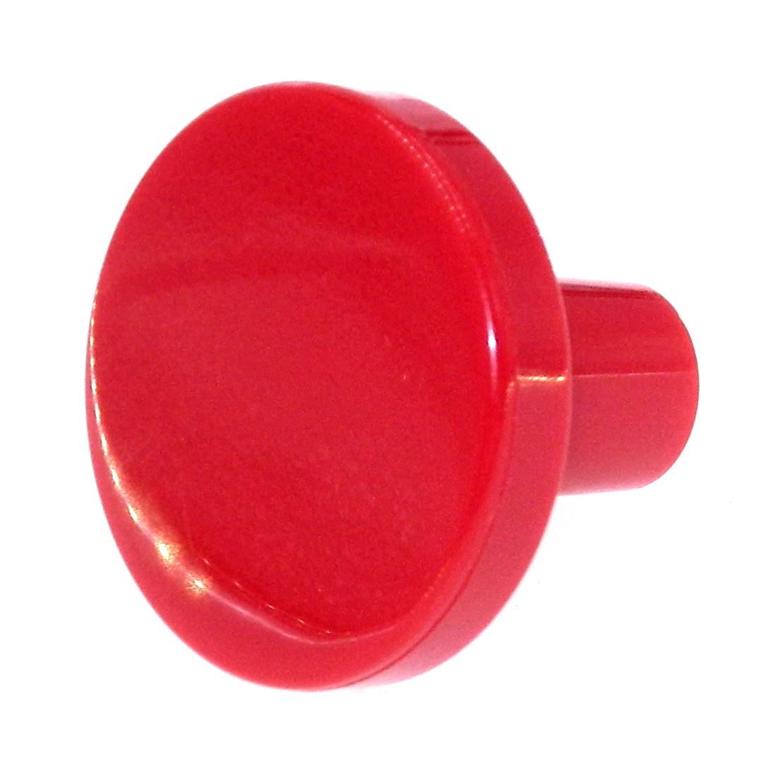 Amerock Elan Red 1 1/4" Round Plastic Cabinet Knob Pull Flat Top BP8688-PR