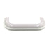 Amerock Elan White Plastic 2 1/2" Ctr. Ridged Cabinet Arch Pull Handle BP8696PW