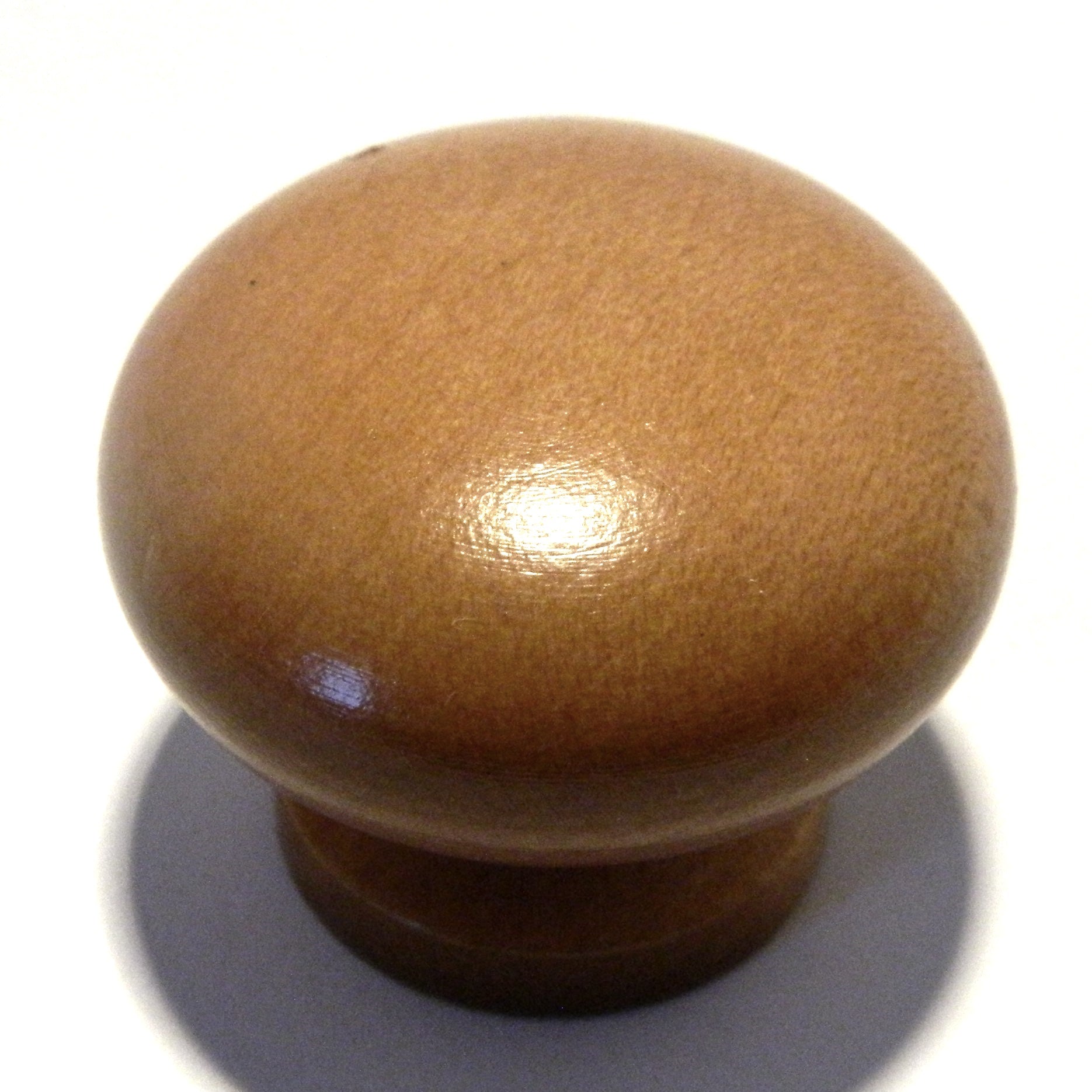 Amerock Wood Finishes BP880-MA2Y 1 1/2" Cherry Wood Mushroom Cabinet Knob Pull