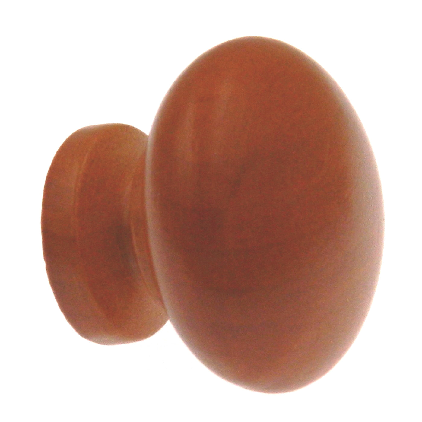 Amerock Wood Finishes Cherry Maple 1 1/2" Mushroom Cabinet Wood Knob BP880MA4