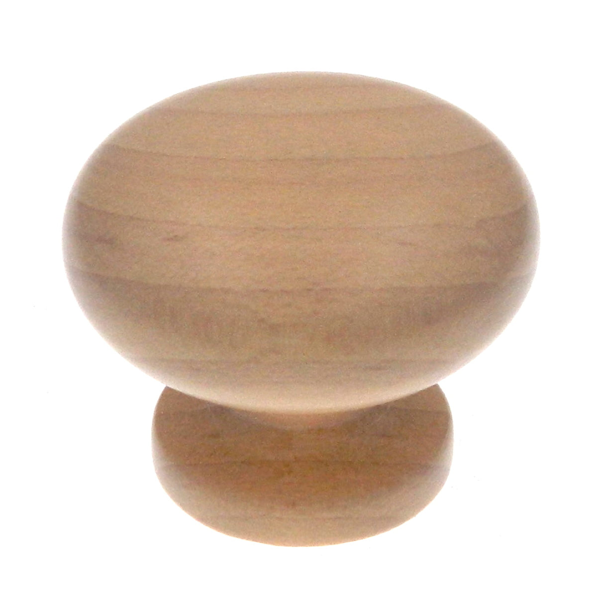 Amerock Wood Finishes 1 1/4" Champagne Maple Round Cabinet Wood Knob BP881-MA3