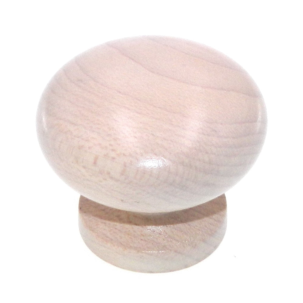 Amerock Wood Finishes 1 1/4" Champagne Maple Round Cabinet Wood Knob BP881-MA3