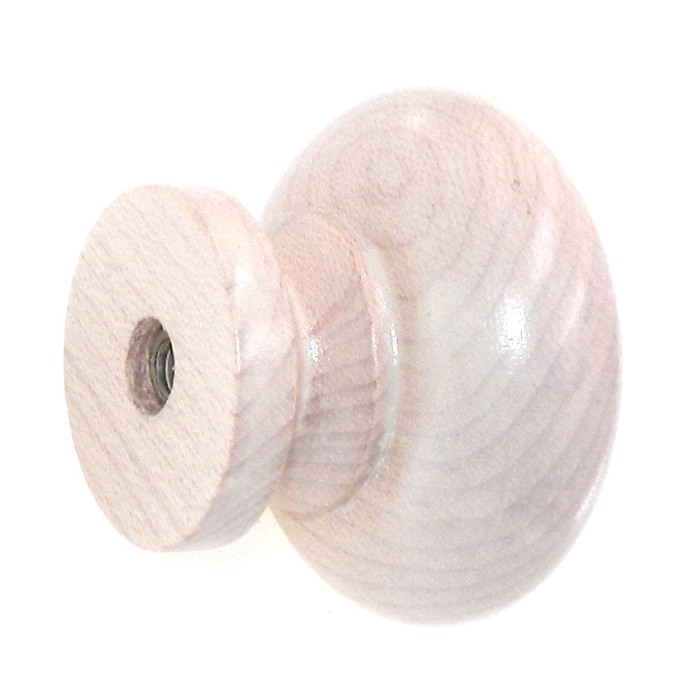 Amerock Wood Finishes 1 1/4" Champagne Maple Round Cabinet Wood Knob BP881-MA3