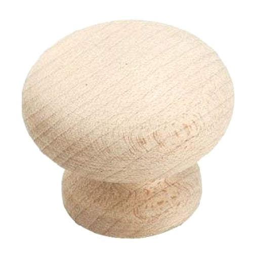 Amerock BP881-WDMA Maple Wood 1 1/4" Cabinet Knob, Set of 2