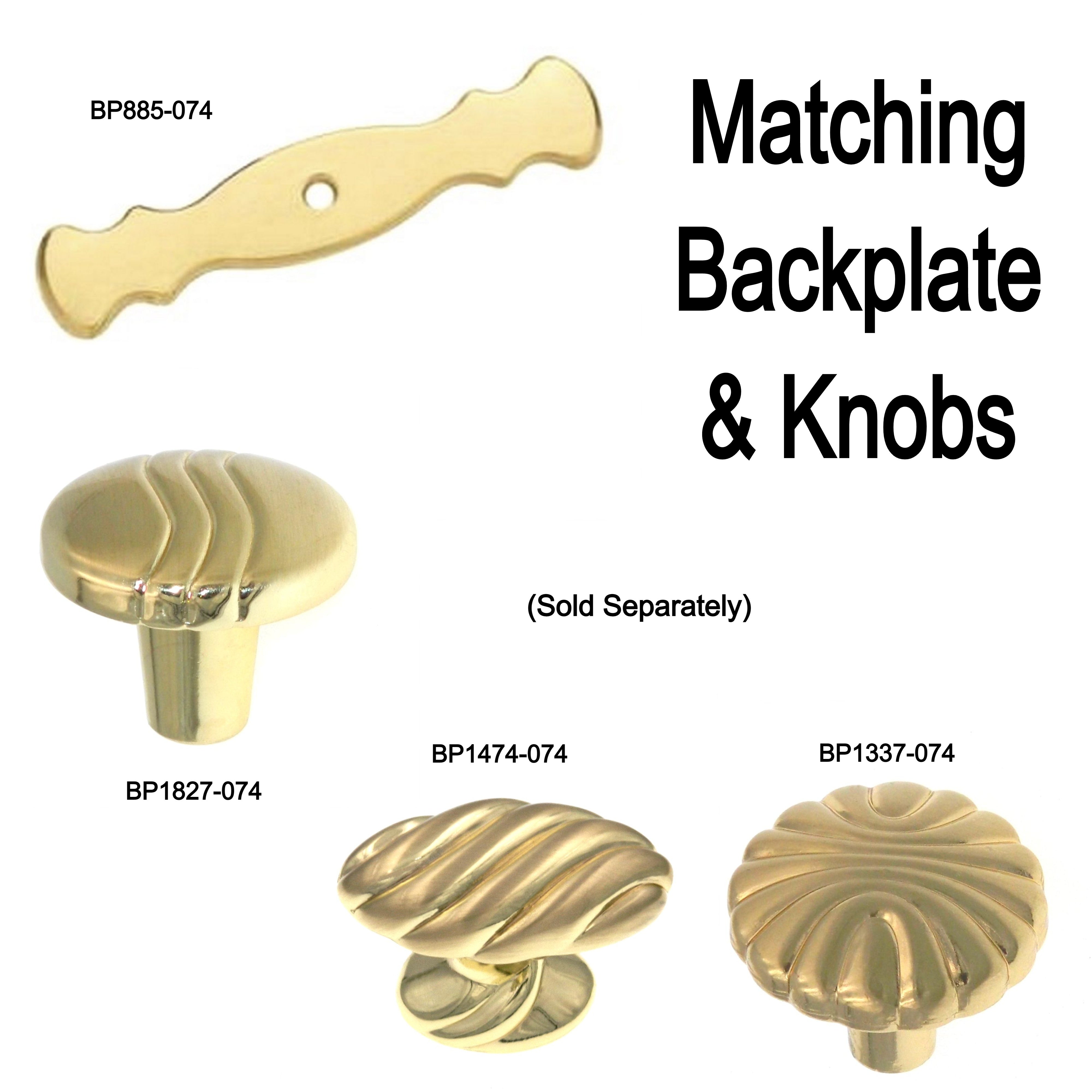 Amerock BP1337-O74 Sterling Brass 1 1/4" Shell Knob Pulls Natural Elegance