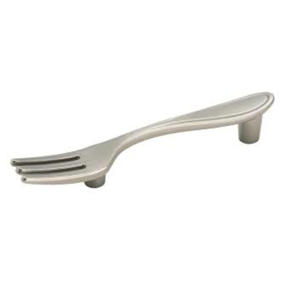 Amerock BP9332-G10 Satin Nickel 3"cc Fork Cabinet Bar Pull Handle Utensil'Z