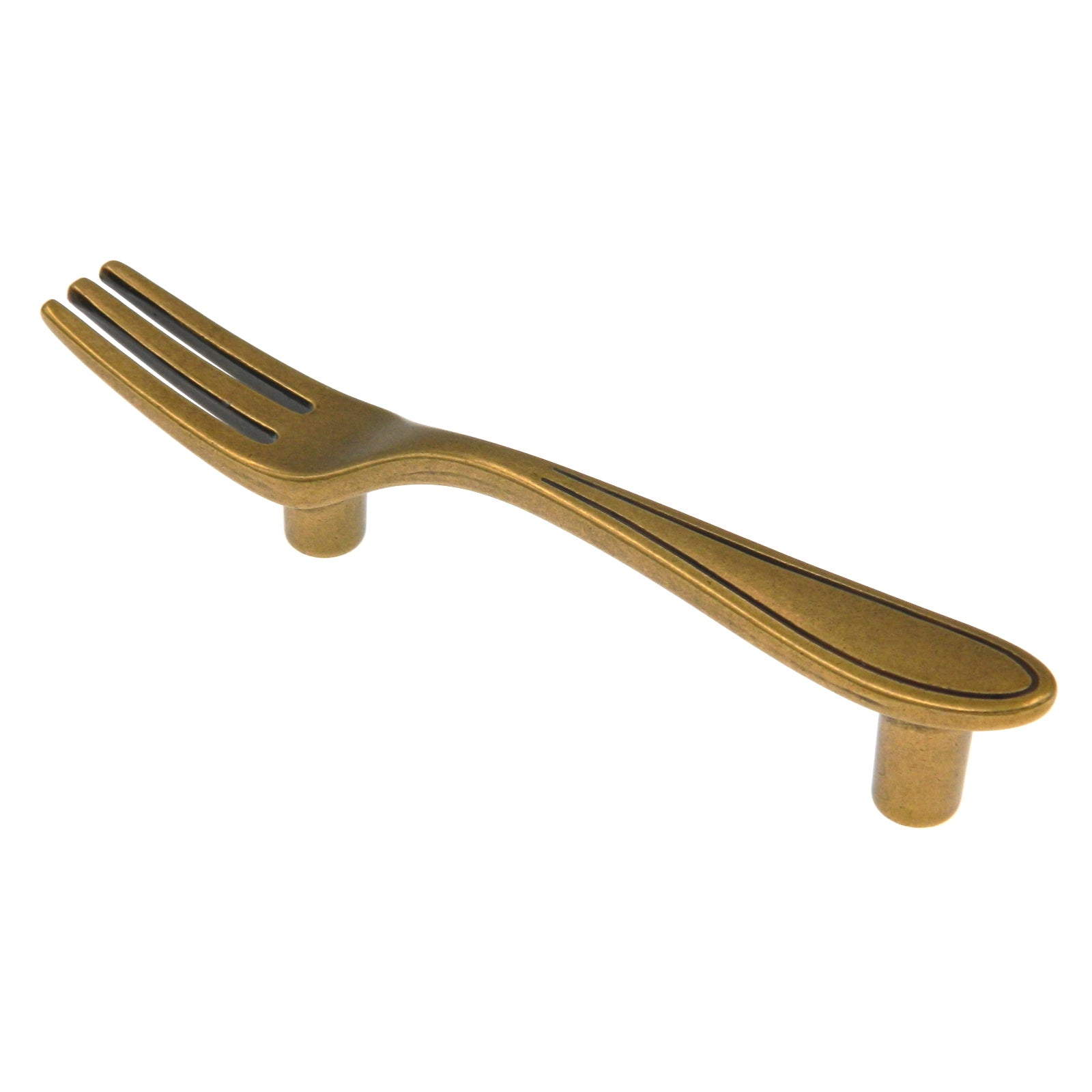 Amerock Utensil'Z BP9332-R1 - Tirador para barra de gabinete (latón, 3.0 in), color Regency