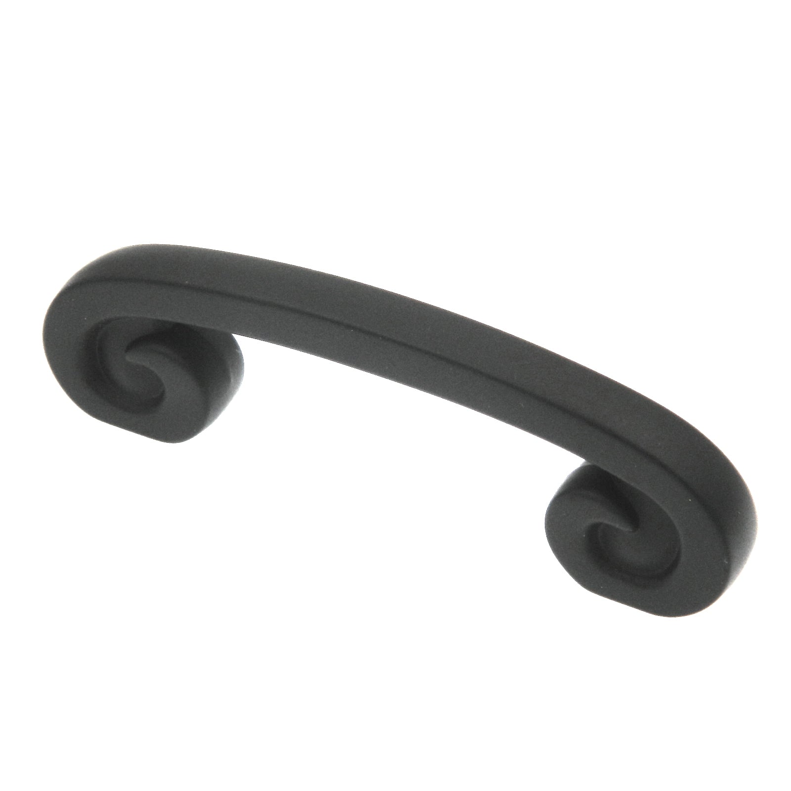 Amerock Swirl'Z Flat Black 3" Center to Center Cabinet Handle Pull BP9337FB